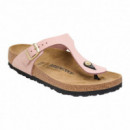 Calzado Gizeh BIRKENSTOCK Nubuc Soft Pink