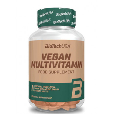 Vegan Multivitamin Biotechusa - 60 Tabs  BIOTECH USA