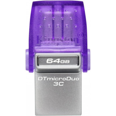 Pendrive KINGSTON Datatraveler Microduo 3C 64GB USB 3.2 / Usb-c Otg