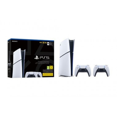 Consola PS5 Slim Digital 1TB Chassis D + 2 Dualsense  SONY