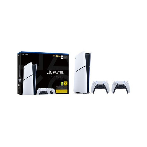 Consola PS5 Slim Digital 1TB Chassis D + 2 Dualsense  SONY