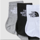 Multi Sport Cush Quarter Sock 3P Black Assorted Black THE NORTH FACE