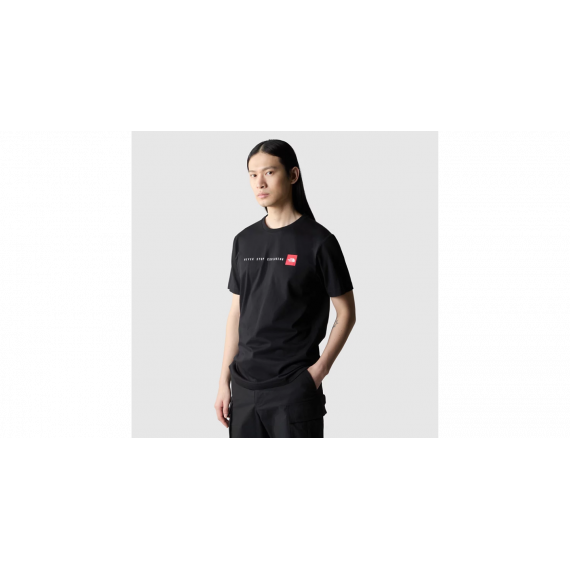M S/s Never Stop Exploring Tee Tnf Black Black THE NORTH FACE