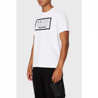 Camiseta Armani Exchange Cyber blanca