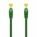 Cable de Red CAT.7 S/ftp 0.25M AISENS Green