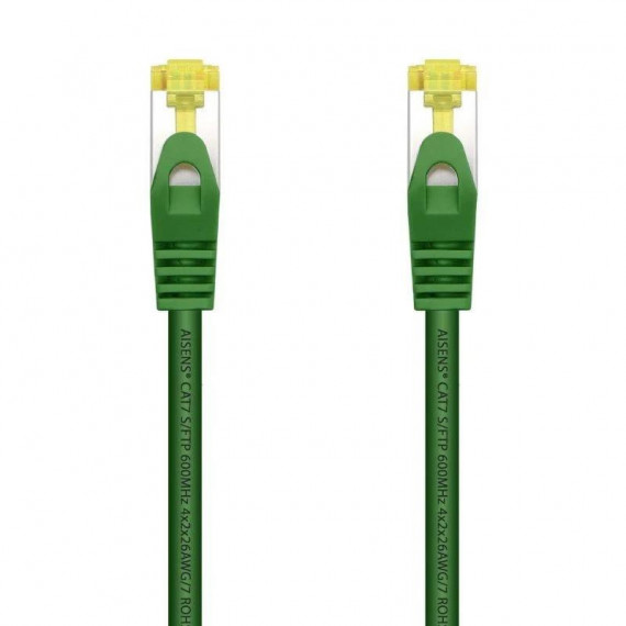 Cable de Red CAT.7 S/ftp 1M AISENS Green