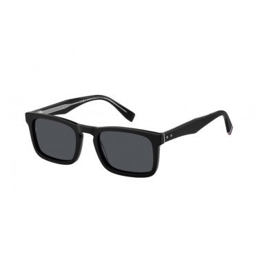 Gafas de sol Tommy Hilfiger TH2068/807-IR Montura negra lente gris oscuro