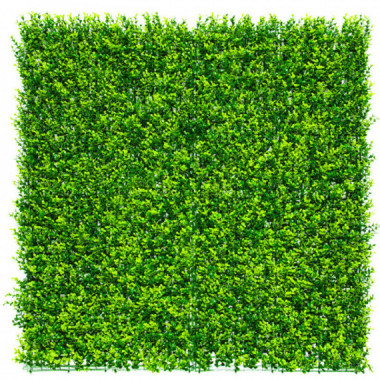 Jardin vertical sintetico imitacion hojas de buxus 1x1m