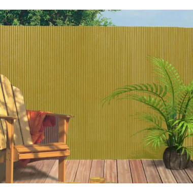 Cañizo plástico ovalado bambu 2x5 metros  173204