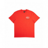 Camisetas Hombre Camiseta DEUS EX MACHINA Shimmy Mandarin Red