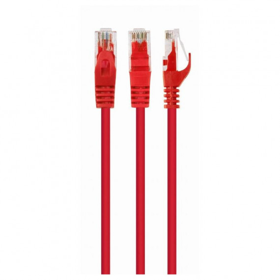 Cable de Red CAT.6 Utp 0.5M GEMBIRD Red