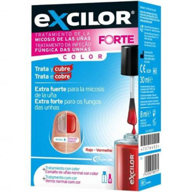 Excilor Forte + Esmalte Cosmetico Rojo 30 Ml  VEMEDIA PH.