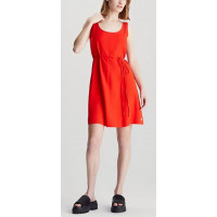 CALVIN KLEIN - Tie Waisted Day Dress - XA7 - F|J20J223320/XA7