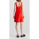 CALVIN KLEIN - Tie Waisted Day Dress - XA7 - F|J20J223320/XA7