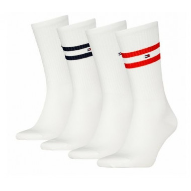 TOMMY HILFIGER - Th Men Giftbox Sock 4P Sport Stripe - 001 - F|701227433/001