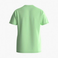 Camiseta Guess verde logo vertical
