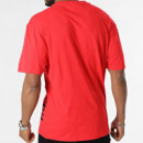 Camiseta HUGO Logo Vertical Roja