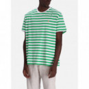 Polo RALPH LAUREN - SSCNM18-SHORT Sleeve-t-shirt - Preppy Green White - 710926999004/PREPPY Green White