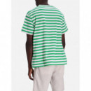 Polo RALPH LAUREN - SSCNM18-SHORT Sleeve-t-shirt - Preppy Green White - 710926999004/PREPPY Green White