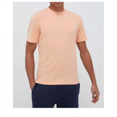 Camiseta Guess Hedley naranja pastel