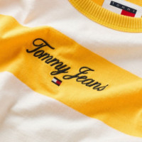 Tjm Reg Bold Stripe Tee Warm Yellow Mult  TOMMY JEANS