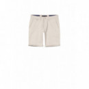 Pantalones Bermuda TIFFOSI Chino Slim Fit Beige