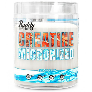 100% Pure Creatine Micronized Buddy Supplements - 500 Gr