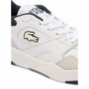 LACOSTE - Men's LACOSTE Lineshot Leather Heel Pop Sneakers - 1R5 - 46SMA0088/1R5