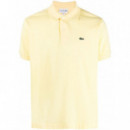 LACOSTE - Short Sleeved Ribbed Collar Shirt - 107 - L1212/107