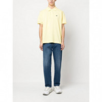 LACOSTE - SHORT SLEEVED RIBBED COLLAR SHIRT - 107 - L1212/107