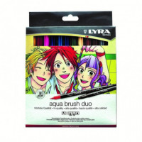 Rotulador Lyra Manga graduate 12 colores surtido