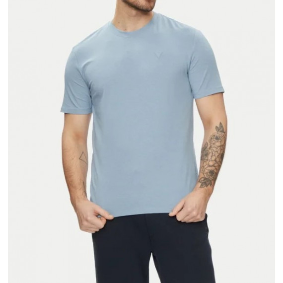 Camiseta GUESS Hedley Azul Empolvado