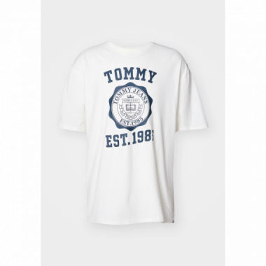 Camiseta Tommy Jeans varsity blanca