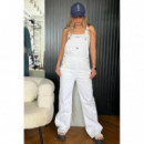 Daisy Dungaree White  TOMMY JEANS