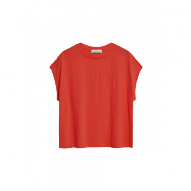 camisetas mujer Camiseta Armedangels Inaara Poppy Red