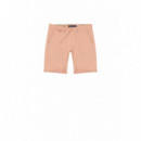 Pantalones Bermuda TIFFOSI Chino Slim Fit Orange