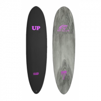 Surfboard UP Lee Ann Curren 6'6 Black/marble Pink