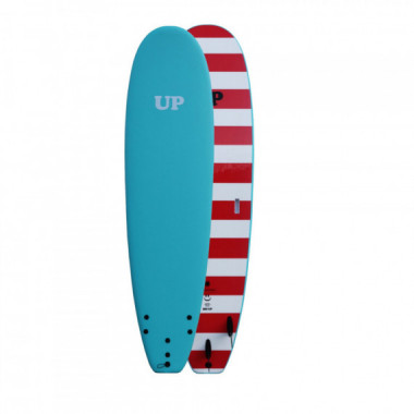 Surfboard Soft Mega UP 8'6 Aquamarine | White