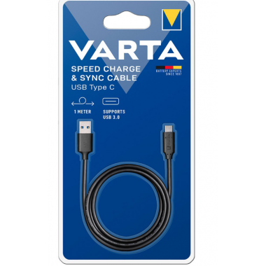 Cable de carga y sincronización Varta USB A USB Tipo C