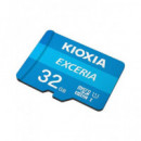 KIOXIA Tarjeta Micro SD 32GB Con Adaptador Clase 10 UHS-I LADP1 100 mb/s