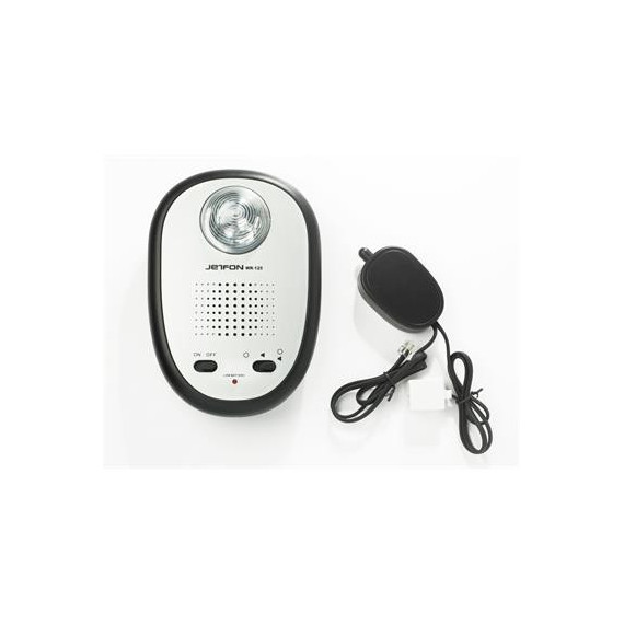 JETFON Timbre Inalambrico para Telefono WR-125 con LUZ,433 MHZ,50M,3 Tonos,