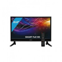 EMMITS Televisor Led 21.5" Smart TV Full HD DVB-T2/C/S2 Rj45 AC 230V/12V