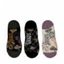 Pack de 3 Calcetines 'the Garden Canoodle'  VANS