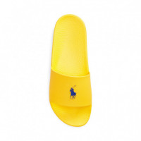 Polo Slide-sandals-slide Yellow  RALPH LAUREN