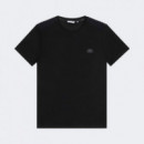 T-shirt Super Slim Fit  In Cot Nero  ANTONY MORATO