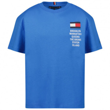Nyc Graphic Tee S/s Mesmerizing Blue  TOMMY HILFIGER