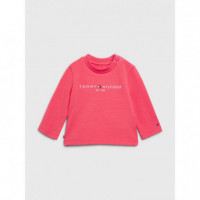 Baby Essential Tee L/s Empire Pink  TOMMY HILFIGER
