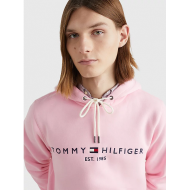 TOMMY LOGO HOODY CLASSIC PINK