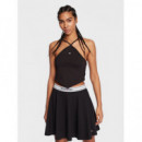 Tjw Halter Neck Party Top Black  TOMMY JEANS
