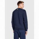 Boniface Solid Cn Sweatshirt Silk Blue  GUESS